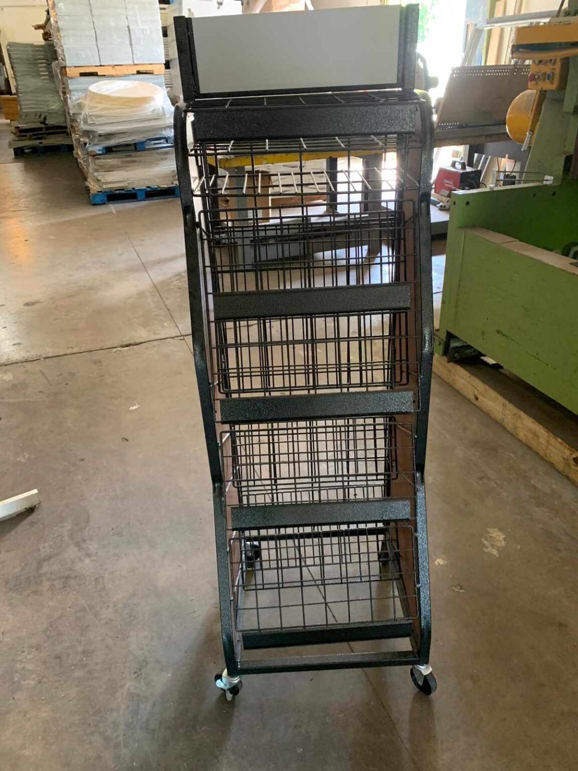 Display-Any Item_Carrito de Cestas – Góndolas PR